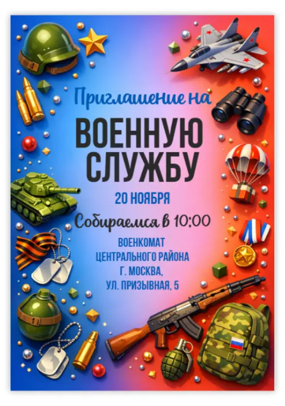 Повестка в военкомат